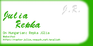 julia repka business card